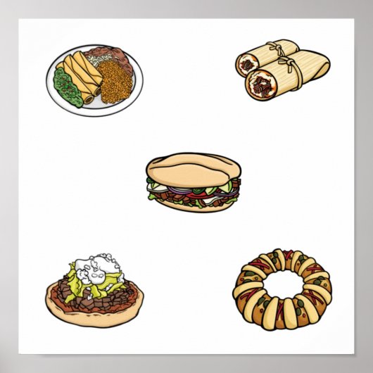 Mexicaans collectie poster (Voorkant)