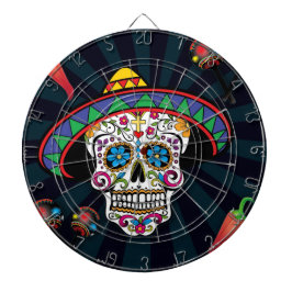 Mexicaans dartboard voor suikerschedel dartbord