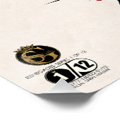 Mexicaans doodshoofd hipster skulls barbu en mou perfect poster (Hoek)