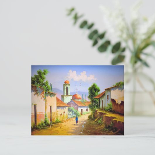 Mexicaans dorp El Quilete Briefkaart (Staand voorkant)