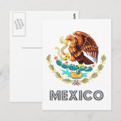 Mexicaans Emblem Briefkaart (Voorkant / Achterkant)