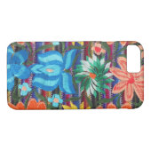 Mexicaans Embroidery design iPhone 7/8 hoesje (Achterkant (Horizontaal))