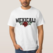 Mexicaans erfgoed bloeden Roos T-shirt (Voorkant)