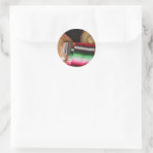 Mexicaans erfgoed ronde sticker (Tas)