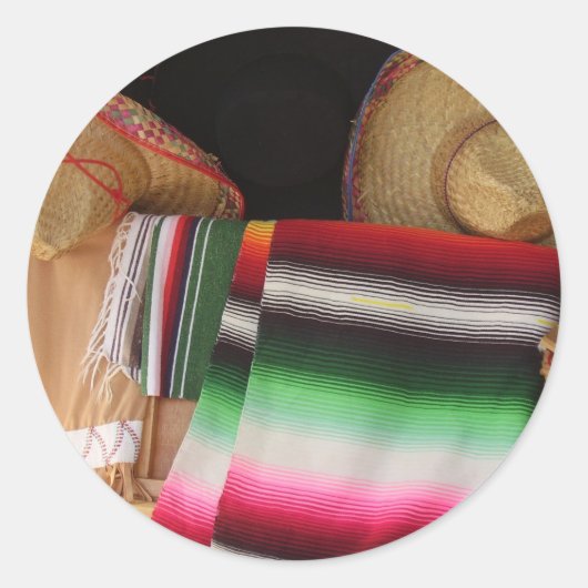 Mexicaans erfgoed ronde sticker (Voorkant)