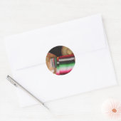 Mexicaans erfgoed ronde sticker (Envelop)