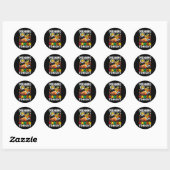 Mexicaans eten Grappig Cinco de Mayo Ronde Sticker (Vel)