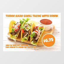 Mexicaans eten hard shell taco's drankdeur aanpass