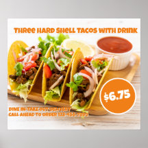 Mexicaans eten op maat harde tacos drankje