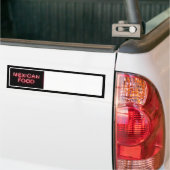 MEXICAANS ETEN - Red Neon Sign Bumpersticker (Op Truck)