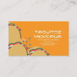 Mexicaans eten Tacos Mexico Visitekaartje