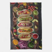 Mexicaans eten theedoek (Verticaal)