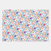 Mexicaans etnisch volksbloemetjespatroon inpakpapier vel (Voorkant 3)