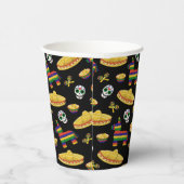 Mexicaans Feest & Dag van de Doden Papieren Bekers (Rechts)