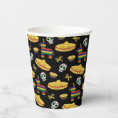 Mexicaans Feest & Dag van de Doden Papieren Bekers (Voorkant)