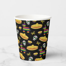 Mexicaans Feest & Dag van de Doden Papieren Bekers