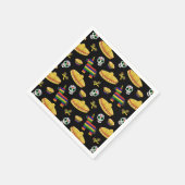 Mexicaans Feest & Dag van de Doden Servet (Hoek)