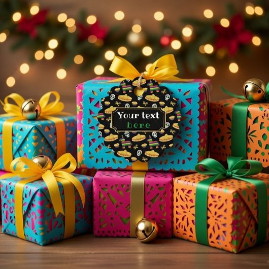 Mexicaans Feest & Día de Muertos op Maat Bedankjes Labels