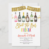 Mexicaans Feest Erop Los co-ed koppel bruisfeest Kaart (Voorkant)