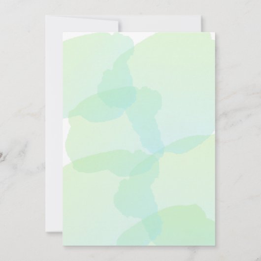 Mexicaans feest groene Bruidsdouche Kaart (Achterkant)