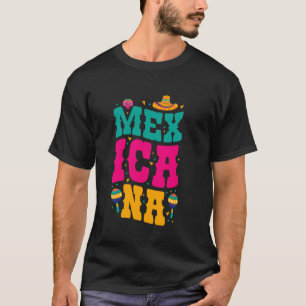 MEXICAANS FEest MARACAS SOMBRERO MEXICO TROTS T-shirt