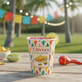 Mexicaans Feest Uitnodiging voor vrijgezellenfeest Papieren Bekers