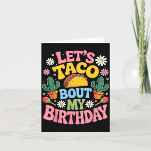 Mexicaans feestje cinco de mayo let's taco bout kaart