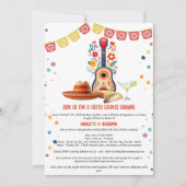 Mexicaans Feestthema Koppel Bruisfeest Uitnodiging (Voorkant)