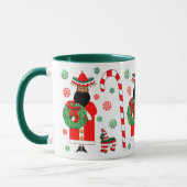 Mexicaans Feliz Navidad Kerstman Mok (Links)