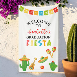 Mexicaans Fiesta Afstudeerfeest Welkom Spandoek