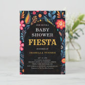 Mexicaans Fiesta Baby shower Kaart (Staand voorkant)
