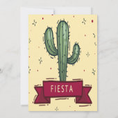 Mexicaans Fiesta Baby shower Kaart (Achterkant)