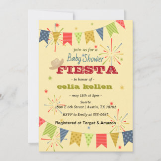 Mexicaans Fiesta Baby shower Kaart