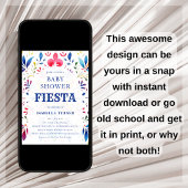 Mexicaans Fiesta Baby shower Kaart