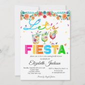 Mexicaans Fiesta Bruiloftsfeest Kaart (Voorkant)