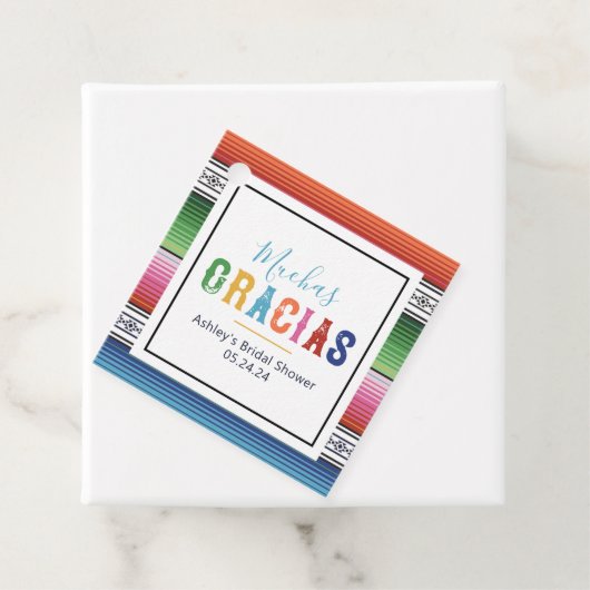 Mexicaans Fiesta Favor Label (In situ)