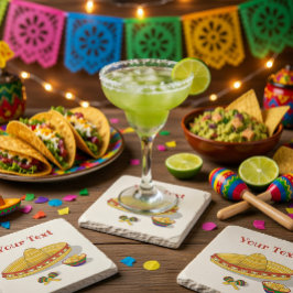 Mexicaans Fiesta-feestje Stenen Onderzetter