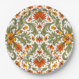 Mexicaans Fiesta Groen Talavera Papieren Bordje
