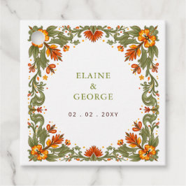Mexicaans Fiesta Groen Talavera Trouwfeest Bedankjes Labels