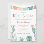 Mexicaans Fiesta He Esta she ESTA Unisex Baby show Kaart (Voorkant)