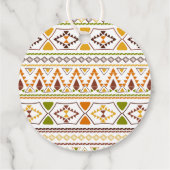 Mexicaans fiesta kleine muchacho-baby shower bedankjes labels (Achterkant)