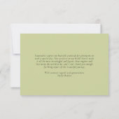 Mexicaans Fiesta Margarita Bruiloftsfeest Bedankkaart (Achterkant)