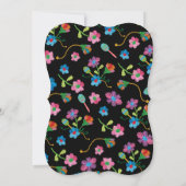 Mexicaans Fiesta Oefenavondmaal met borduurwerk Kaart (Achterkant)