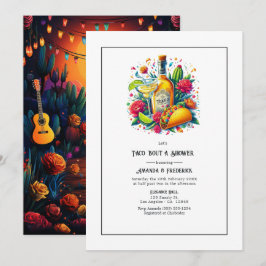 Mexicaans Fiesta Plezierige Tacos & Tequila Koppel Kaart
