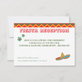 Mexicaans Fiesta-recept — RSVP-kaart RSVP Kaartje (Voorkant)