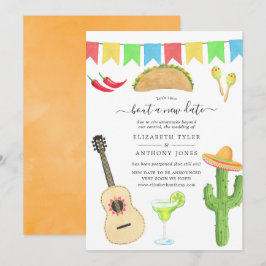 Mexicaans Fiesta Taco 'bout een nieuwe datum huwel Kaart