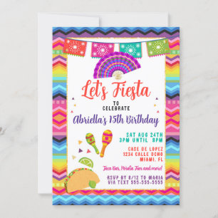 Mexicaans Fiesta Taco Feest Kaart