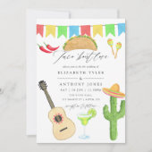 Mexicaans Fiesta Taco thema Huwelijk Kaart (Voorkant)