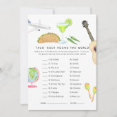 Mexicaans Fiesta Taco'bout Love Shower Game Kaart (Voorkant)