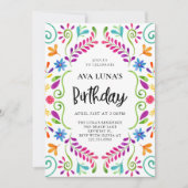 Mexicaans Fiesta Theme Birthday Kaart (Voorkant)